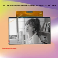 Pantalla monocromática 4K de 8,9 ""para CREALITY 3D HALOT-PLAY/halot lite, LCD de 5mm, compatible con cristal, reemplazo de uso directo, pantalla de impresora 3d