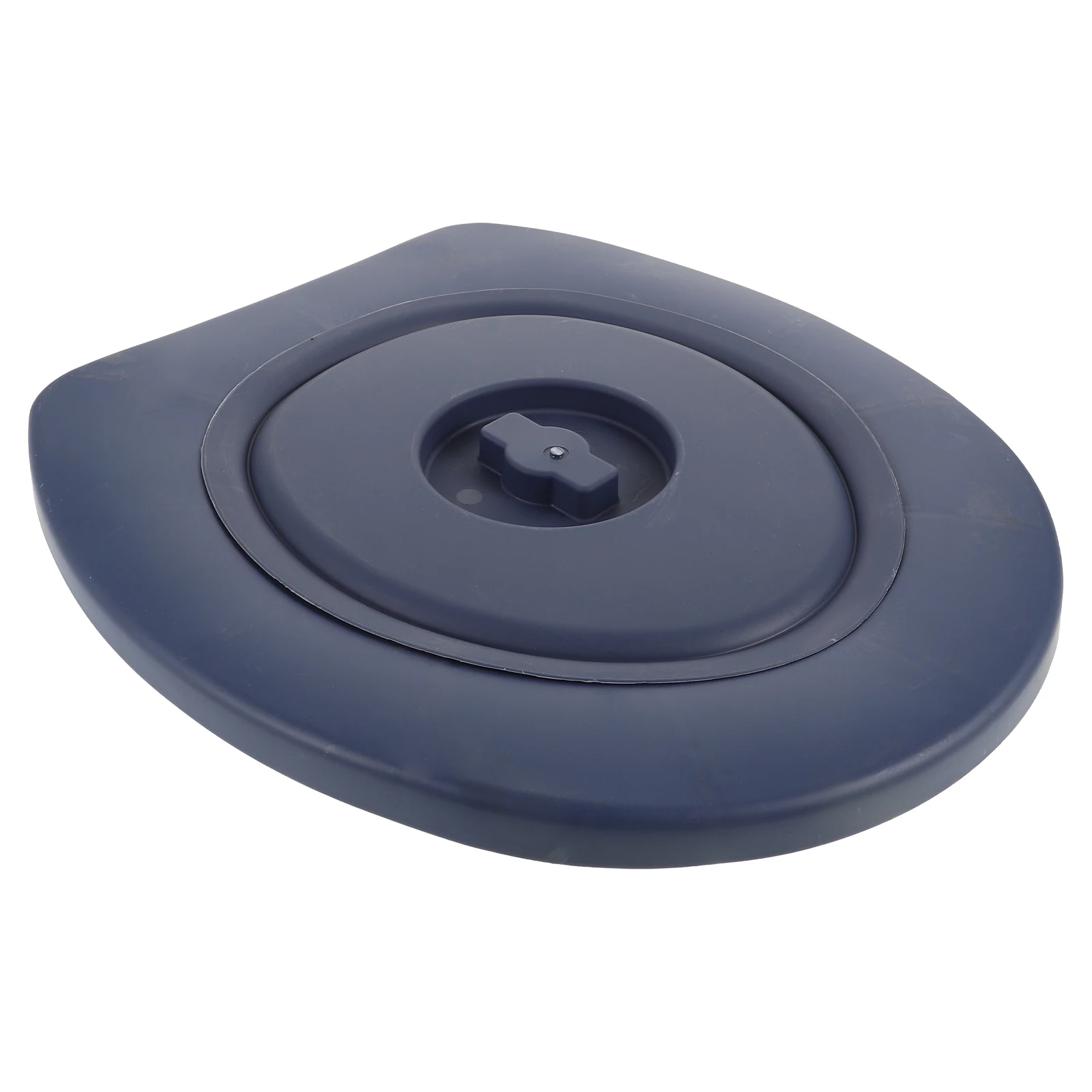 

Rural Simple Toilet Seat with Cushion Round Universal Soft Close PP Bucket Emergency Lid Protection Comfortable Seniors