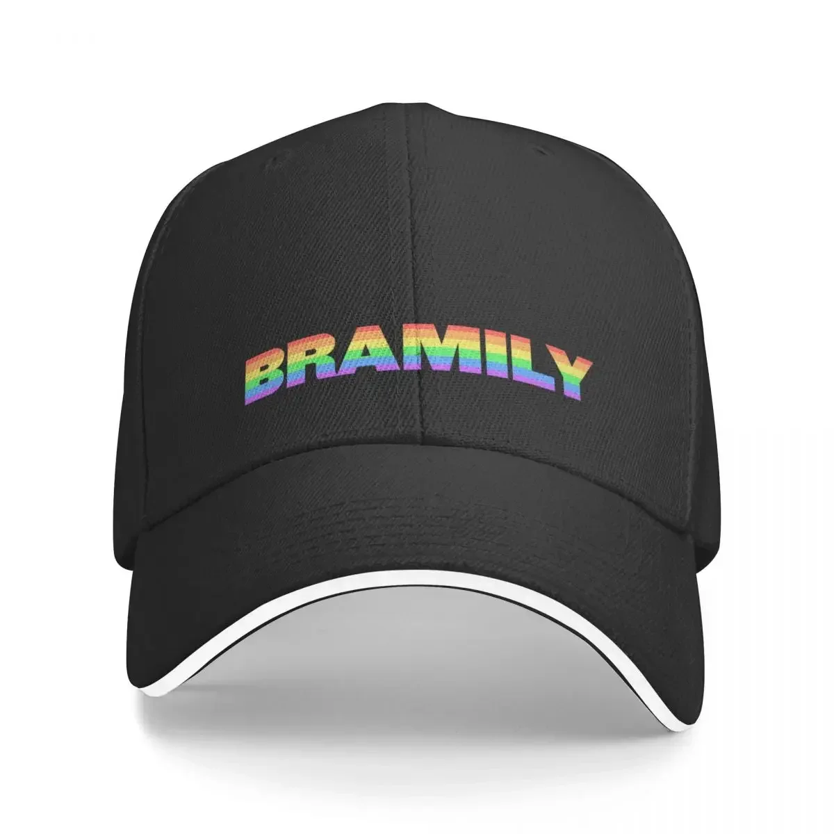 

New Bramily Rainbow Pride Baseball Cap Anime Hat Icon tea hats Thermal Visor Women's Cap Men's