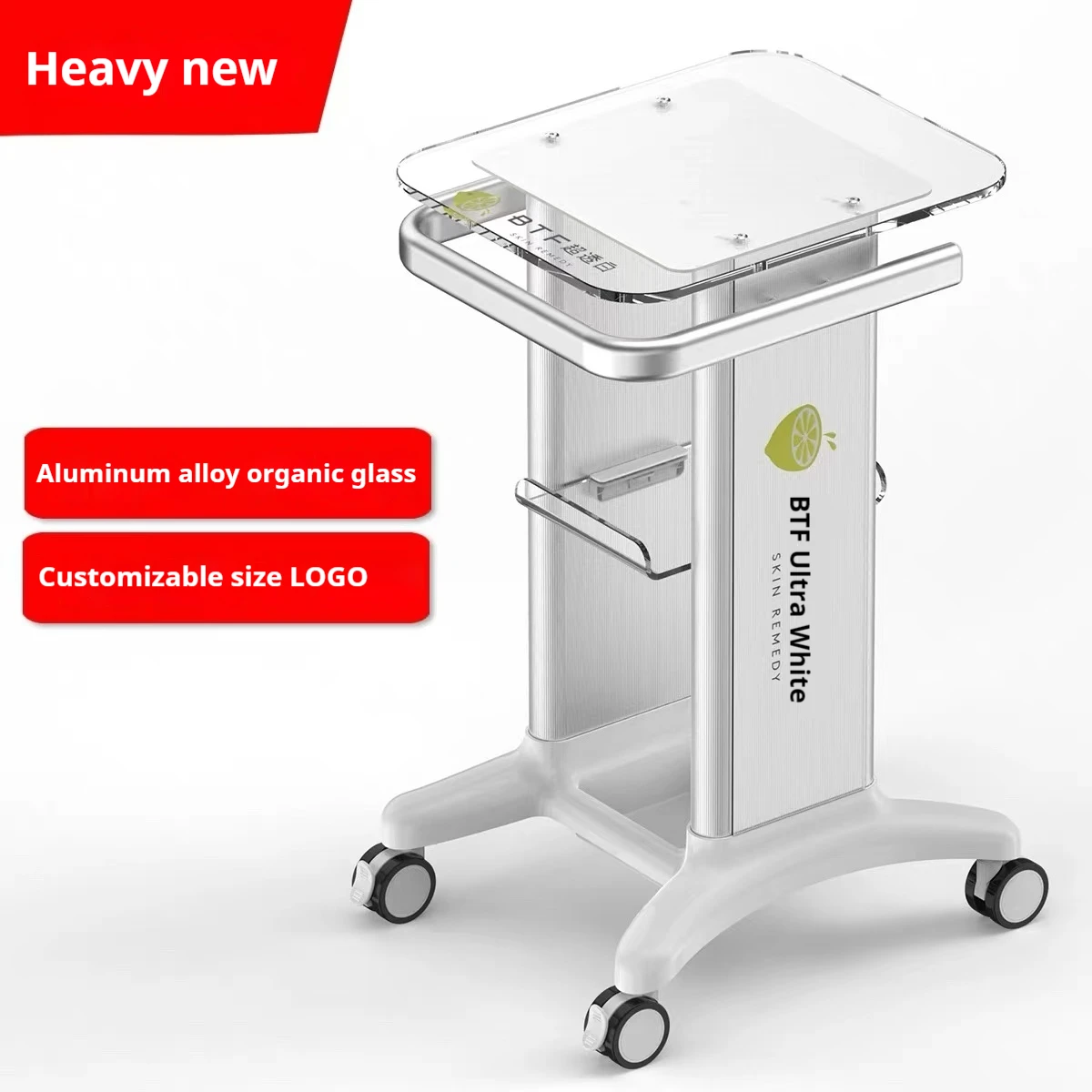 

High quality, medical spa beauty cart, freckle removal/tattoo laser machine cart, ND-YAG laser equipment cart