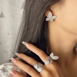 Best Selling Trendy Luxury Petals Silver Color Cute Fashion Ring for Girl Lovers Love Party Gift Jewelry Wholesale
