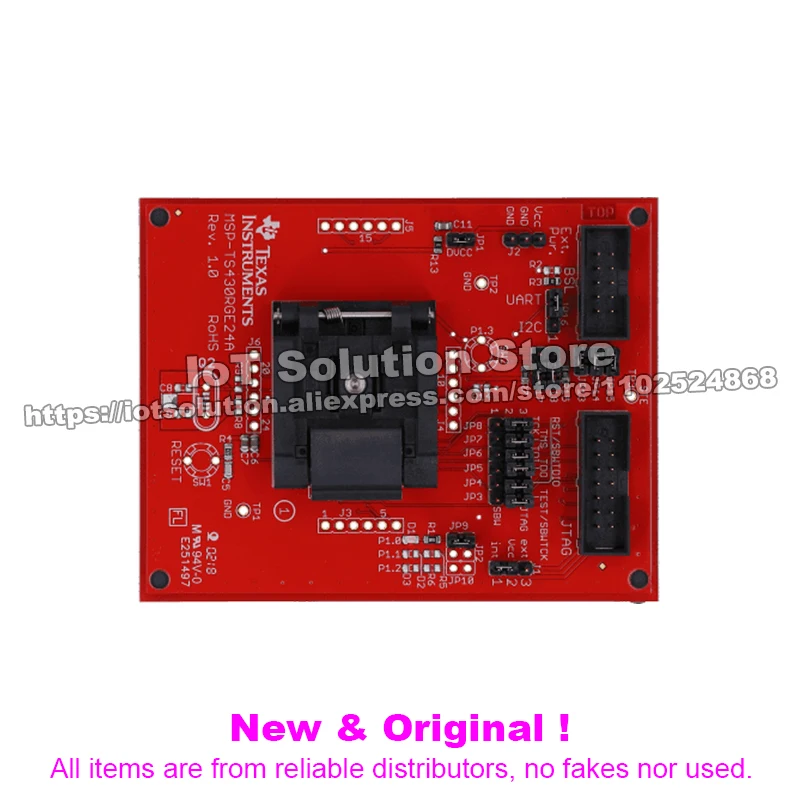 MSP-TS430RGE24A Target Development Board for MSP430FR2433 MCUs with 24-pins (microcontroller not included)