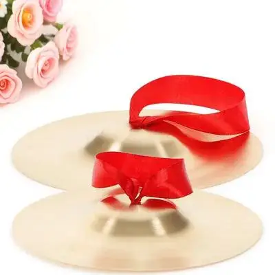 

1 Pair Copper Finger Cymbals Kids Small Percussion Musical Instruments Durable Portable Mini Finger Cymbals For Children Parties