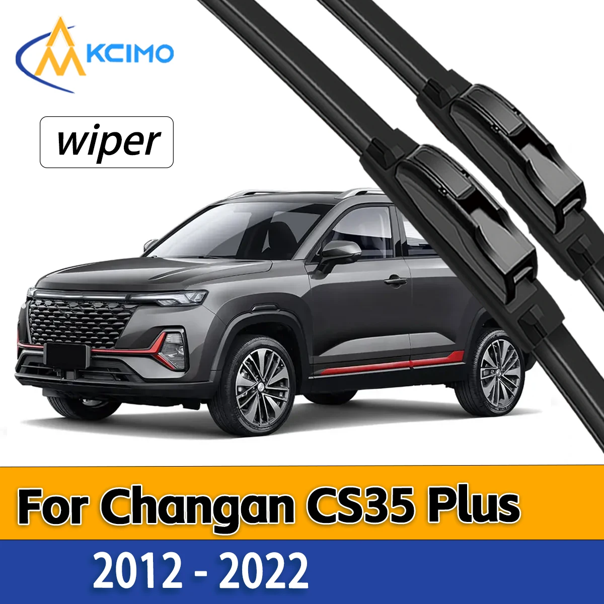 

Car Front Windshield Wipers Fit Changan CS35 Plus 2012 - 2022 Replacement Wiper Blades