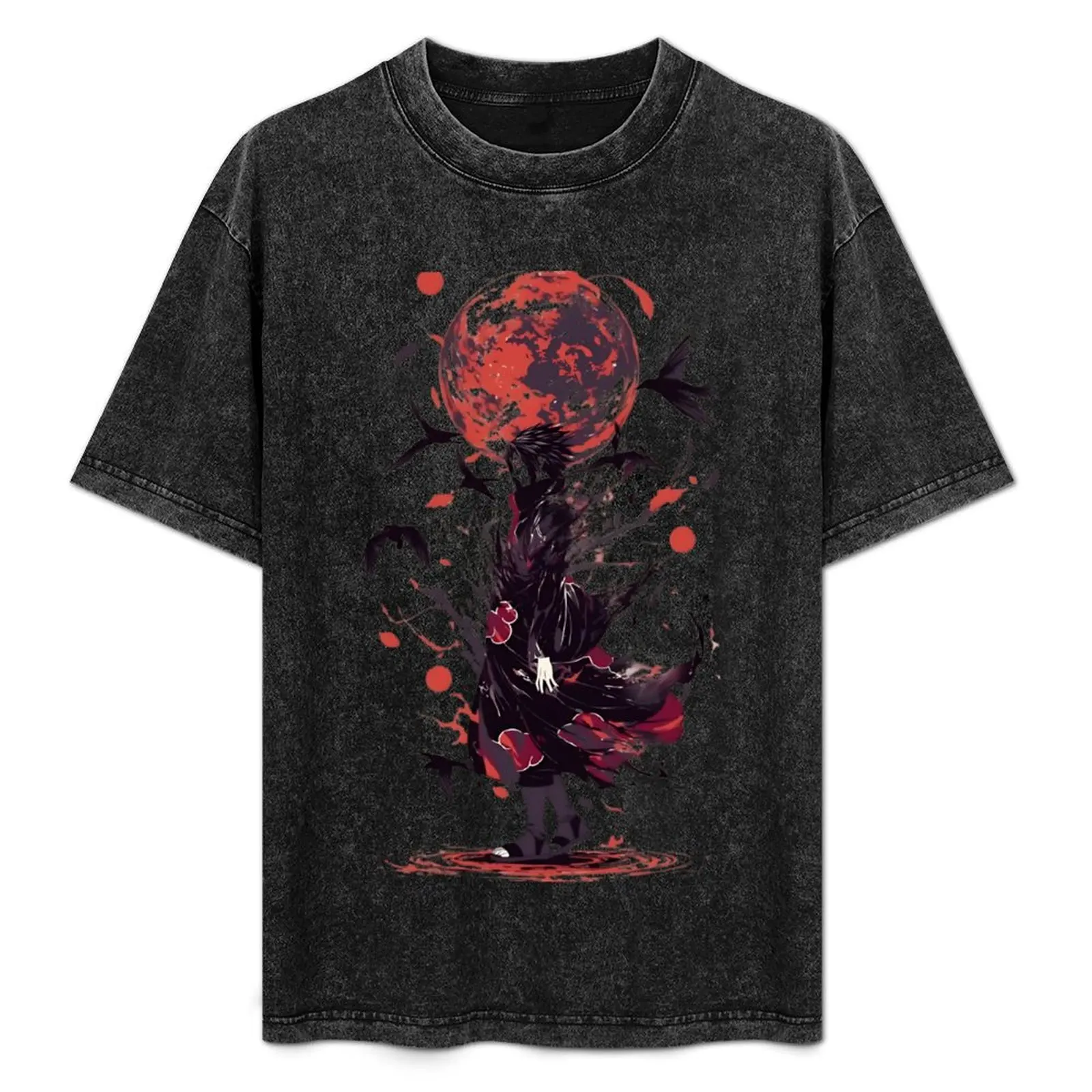 

Itachi Uchiha, Mysterious Ninja Warrior Silhouette T-Shirt valentines clothes korean fashion t shirts for men