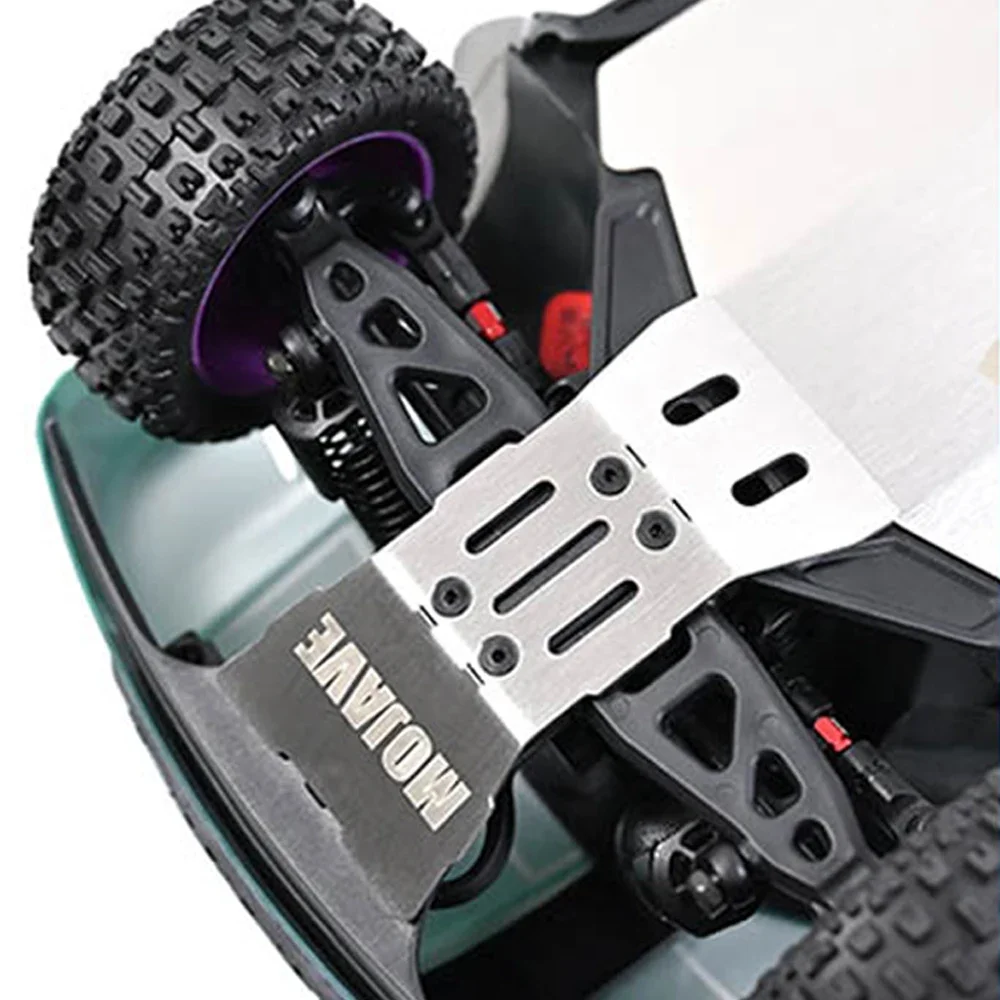 ARRMA 1/16 MOJAVE GROM 223S DSC 4X4 RTR Desert Truck ARA2304 Metall Edelstahl Chassis Armor Kollisionsschutz Unterfahrschutz