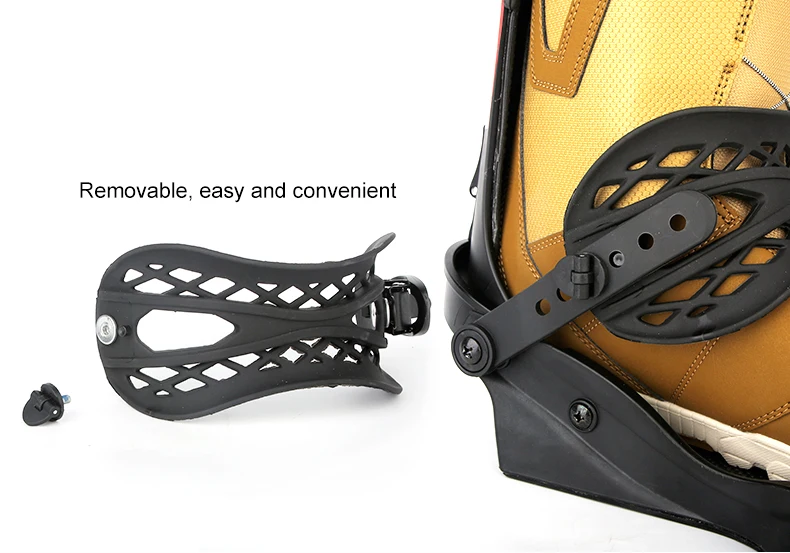 Produttore di sci ML Raccoglitori da snowboard neri Raccoglitori da snowboard per adulti