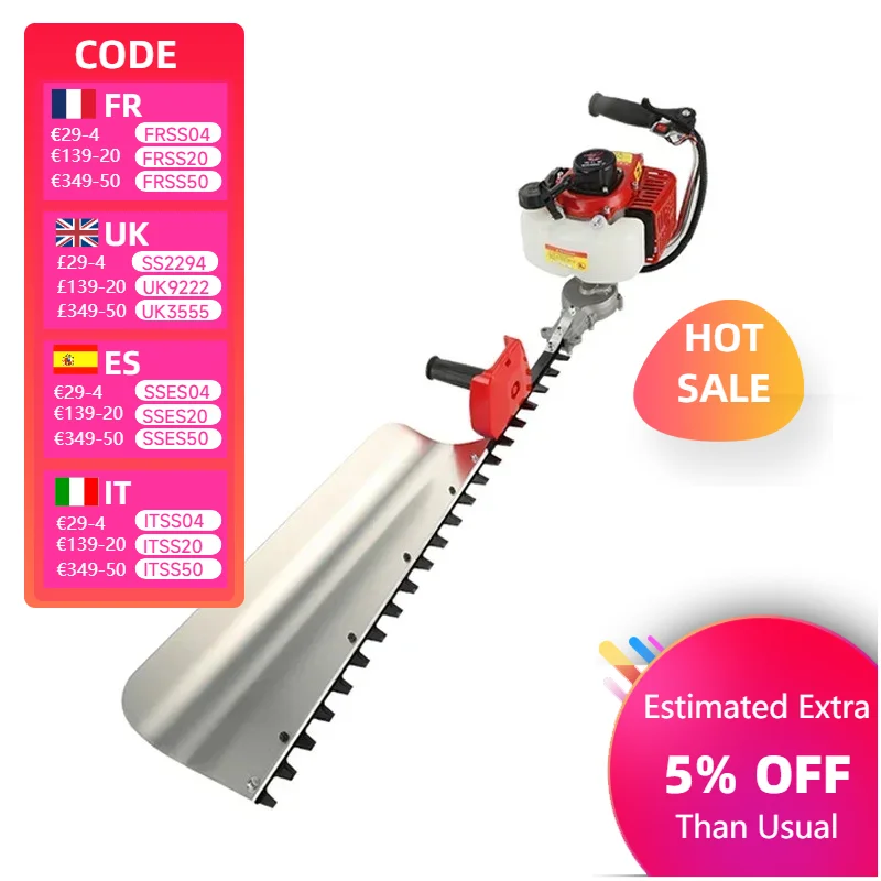 

Two-Stroke Gasoline Double-Blade Light Hedge Trimmer Tea Tree Trimmer Backpack Garden Thick Branch Trimmer Electric Tools 78CC