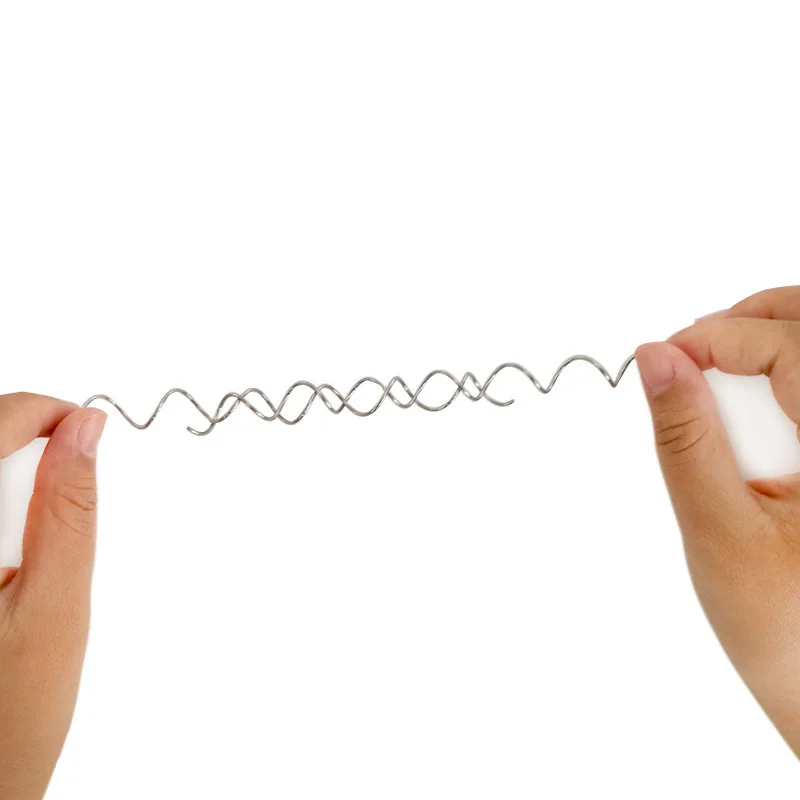 252PCS Oneindige Goocheltrucs Magische Draad Puzzel Spiraal Illusie Metalen Ring Magia Anti Stress Speelgoed Gift Gemakkelijk Te doen Straat rekwisieten