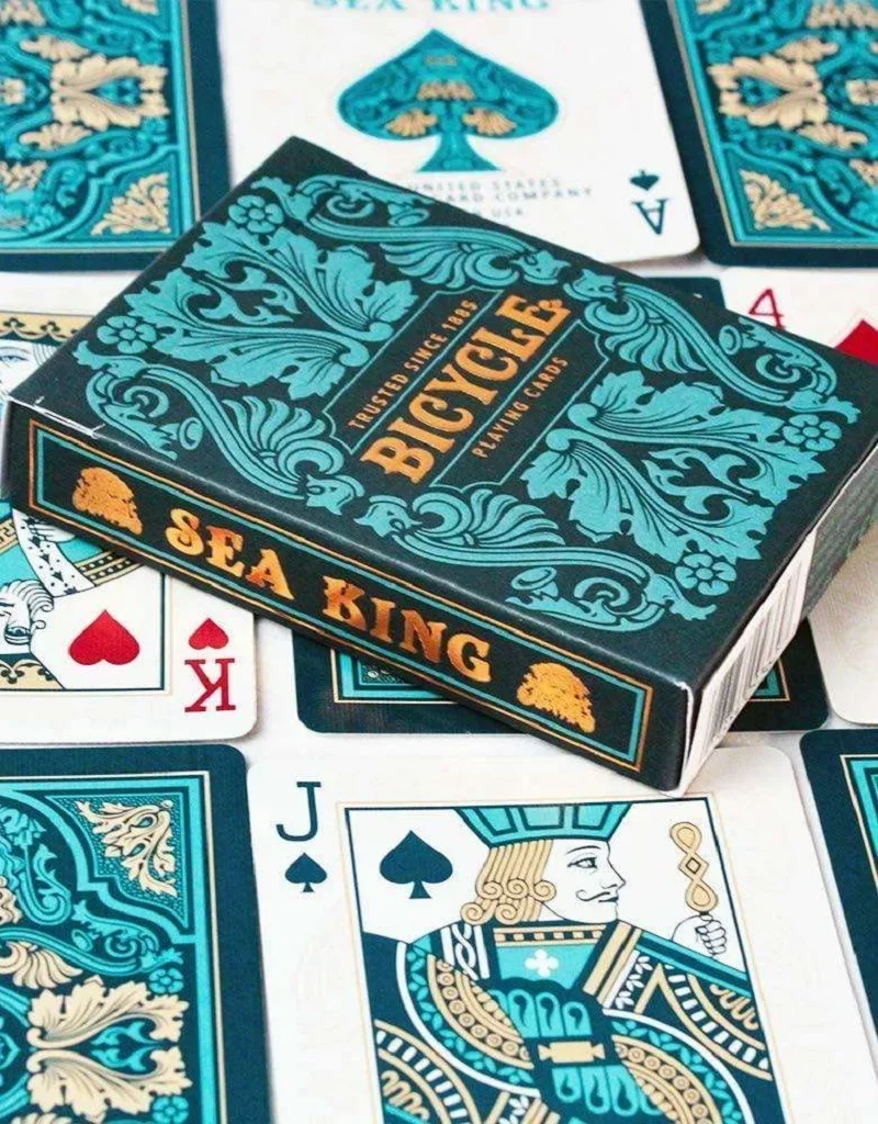 Bicycle Sea King Playing Cards Collectable Deck Card Game Close Up Magic Trick Magia Magie Magica Magicians Prop Accessory