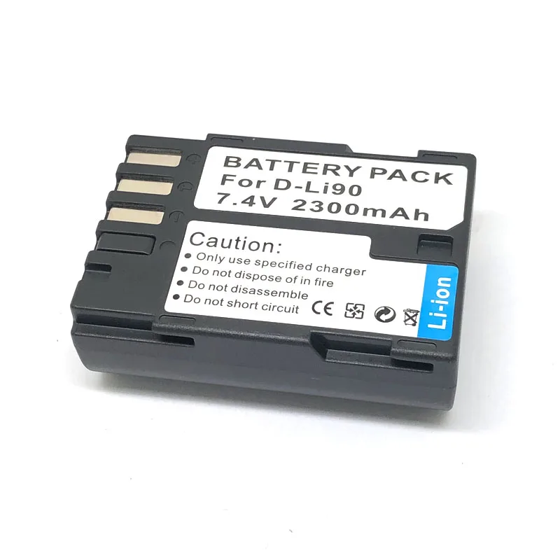 D-Li90 DLi90 Battery for Pentax K01 K1 K3 K5 K5D K7 K7D 645D 645Z K12 K52S K52 K32 K33 K-01 K-1 K-3 K-5 K-7 II III S D