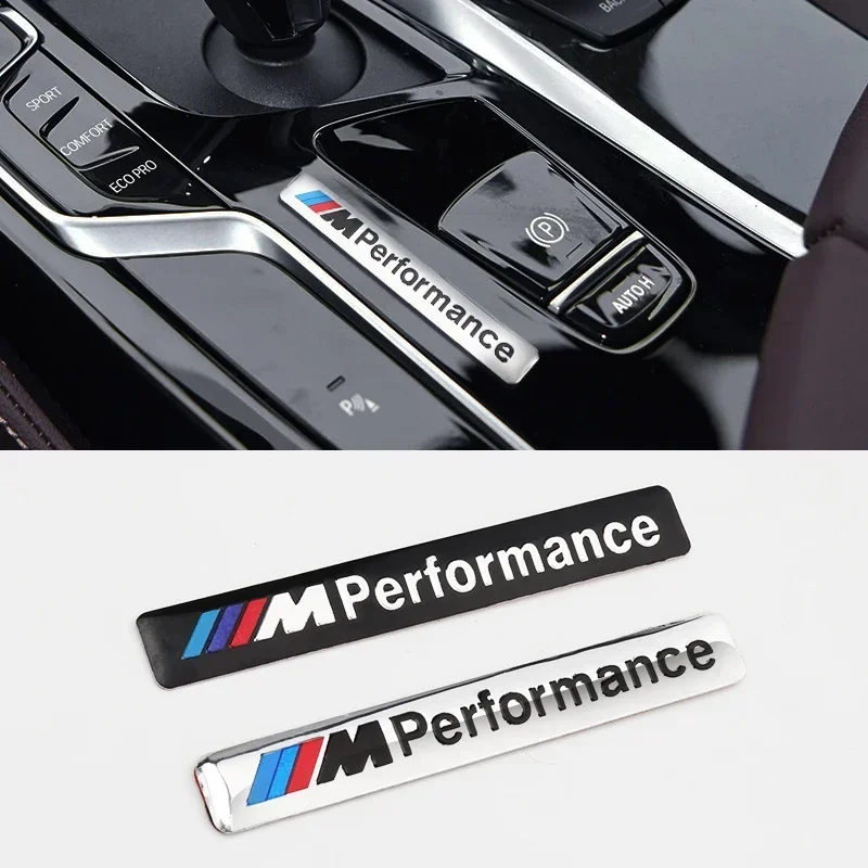 1PCS M Power Performance Sticker Decal Car Decal Logo Badge For BMW M 1 3 4 5 6 7 M3 M5 M6 x1 x3 Car Emblem Car Accessories