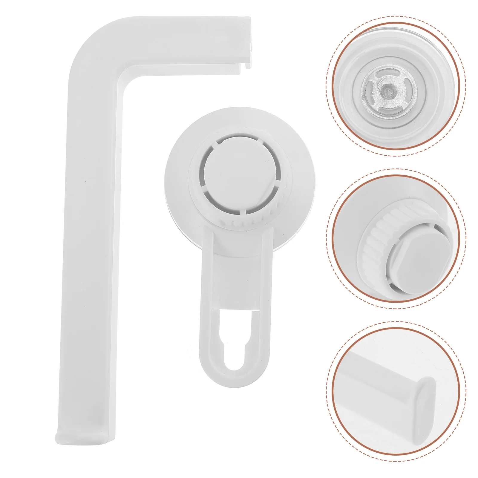 Sucker Roll Stand Apartment Paper Holder Bathroom Supplies Toilet Anti-scratch Hanger Abs Kitchen Tissue Wall Rack