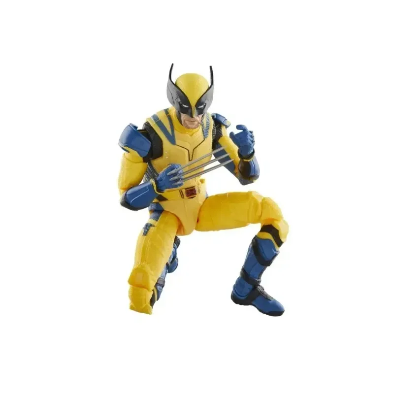 مارفل ليجيندز X-Men ملابس المعركة الصفراء ولفيرين فيلم ديدبول X-Men ولفيرين نموذج دمية عمل الشكل لعبة عيد ميلاد هدية