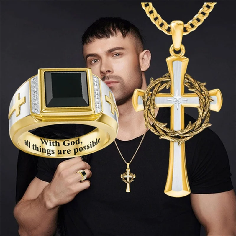 Exquisite Cross Rin…