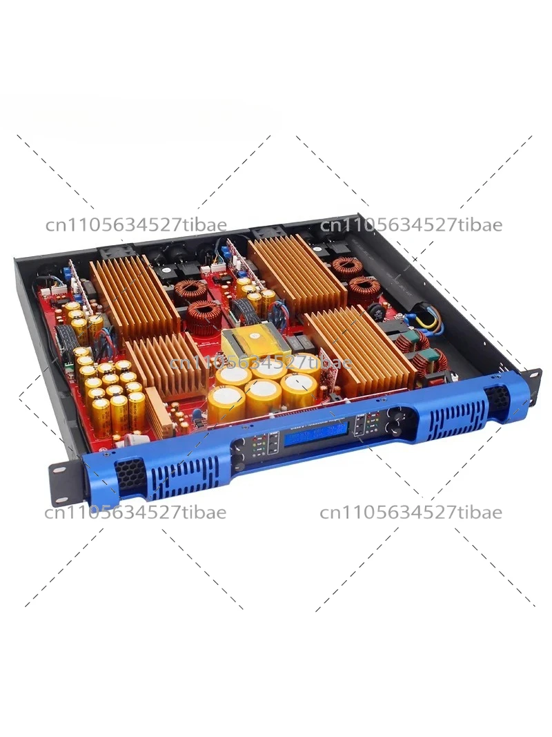 Class D Professional Amplifier Audio Amplifier 4-channel Stereo power amplifier 1U size 1200Wx4 for DJ sound set