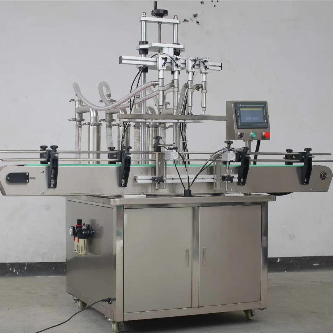 Automatic Milk Wash Liquid Sauce Bottle Capping Function Filling Machines