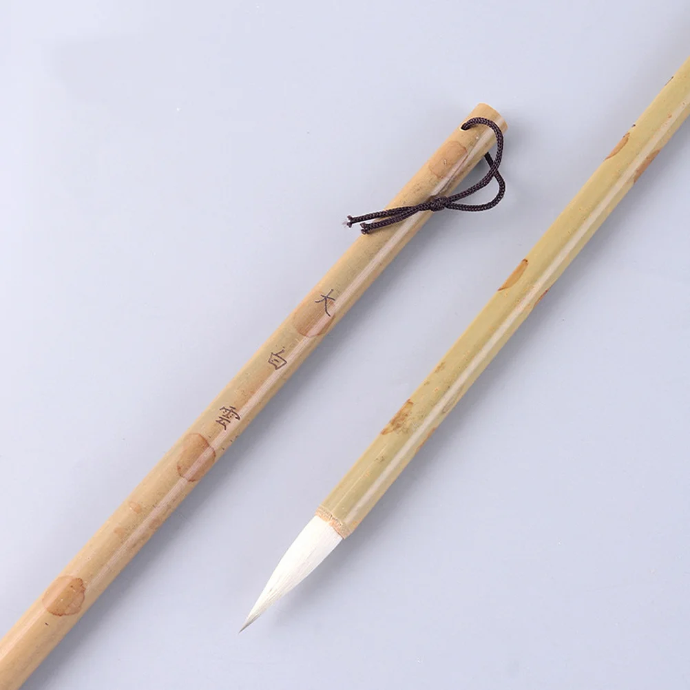 

3 pcs Beginner Chinese Calligraphy Brush Set Elastic White Hair For Writing Painting Practice Wolf Hair Drawing Brush Kit Art