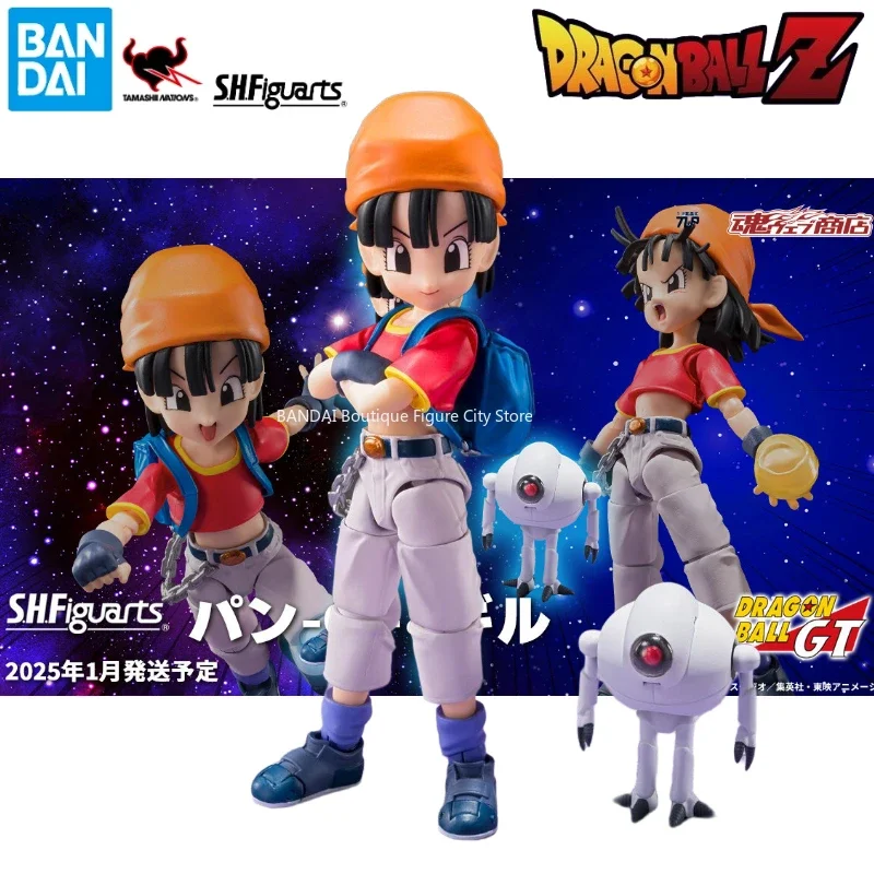 Pre-sale Full Genuine Bandai SHF Dragon Ball Series Xiaofang-GT- & Jilu Anime Movable Ornaments Hand-made Gift Model