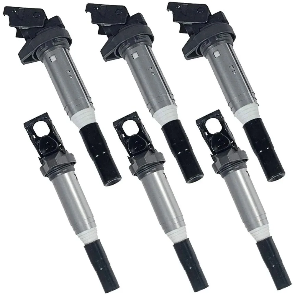 

6X Ignition Coil Spark Plug For BMW E90 F30 320i 328i 330i E60 525i 530i