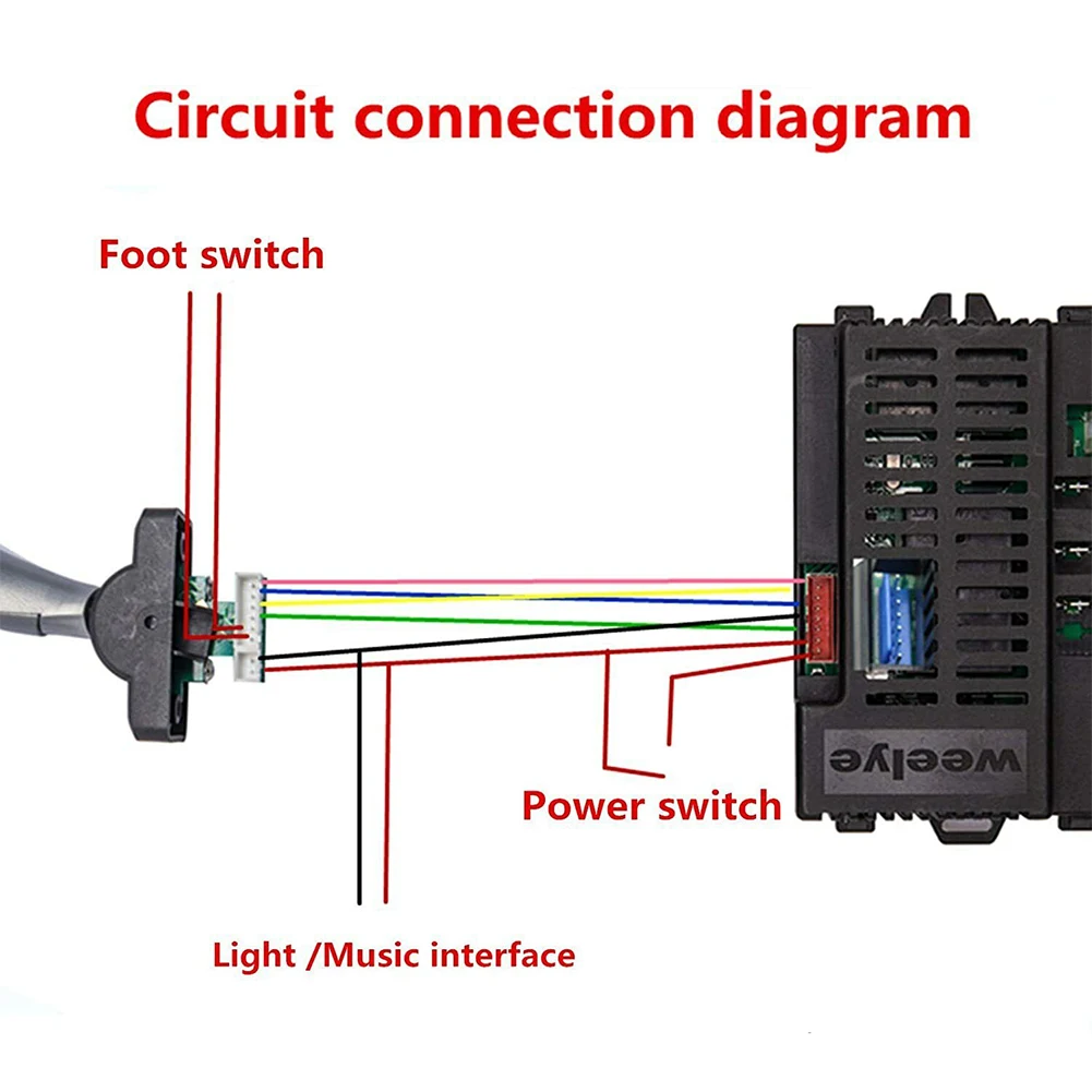 1Pc Gear Handle Switch Children\'s Electric Car Gear Switch Electronic Forward Gear And Reverse Gear Tool Replace Accessories