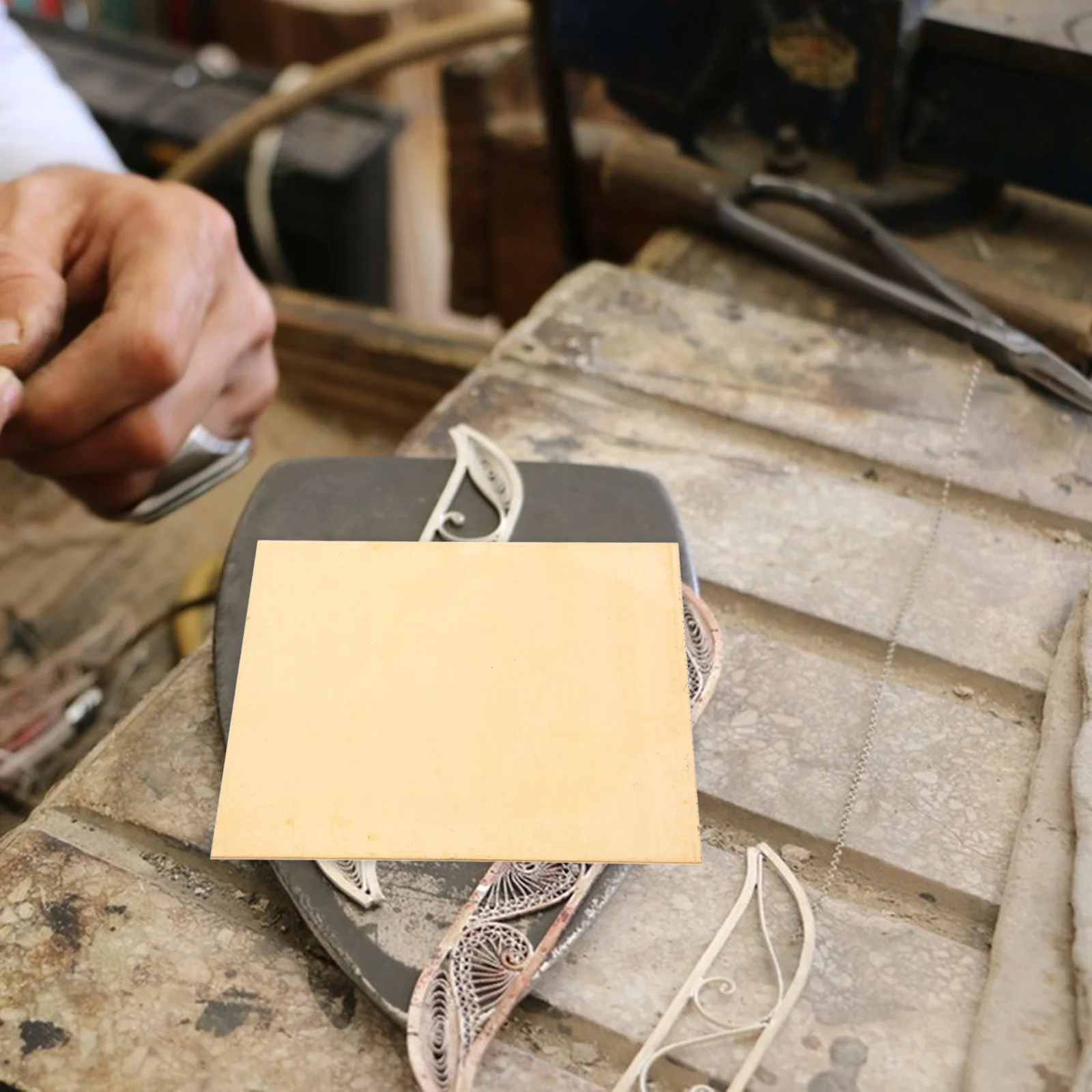 

Brass Sheet 0.8Mm Diy Crafting Material For Engraving Hobbyists Polished Brass Strips Metal Sheets Making Supplies