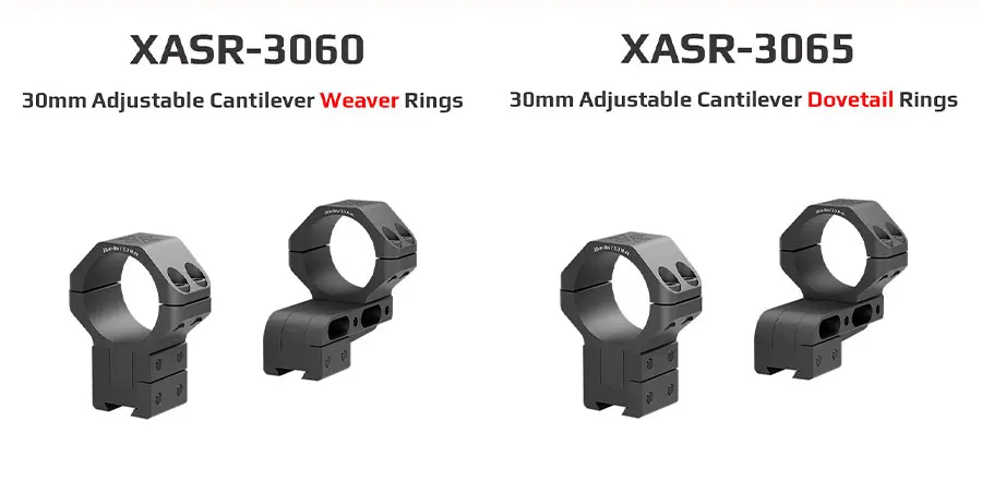 X-Accu 30 mm Picatinny Weaver Scope Ringhalterung für Jagd Zielfernrohr Airsoft Taktisches Zubehör – Detail 5