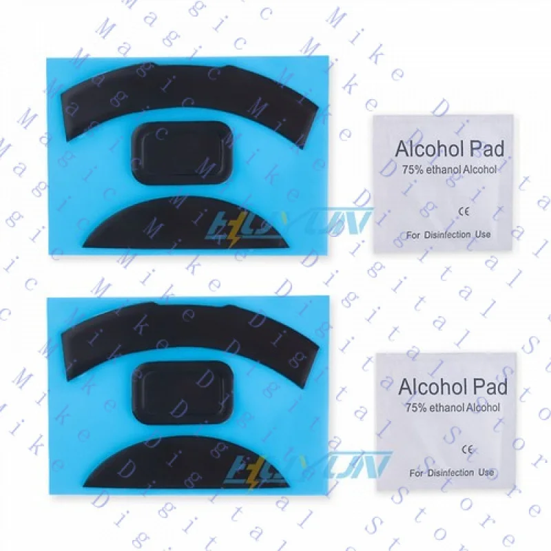H   Rounded Curved Edges Mouse Feet Skates for Razer Deathadder Elite