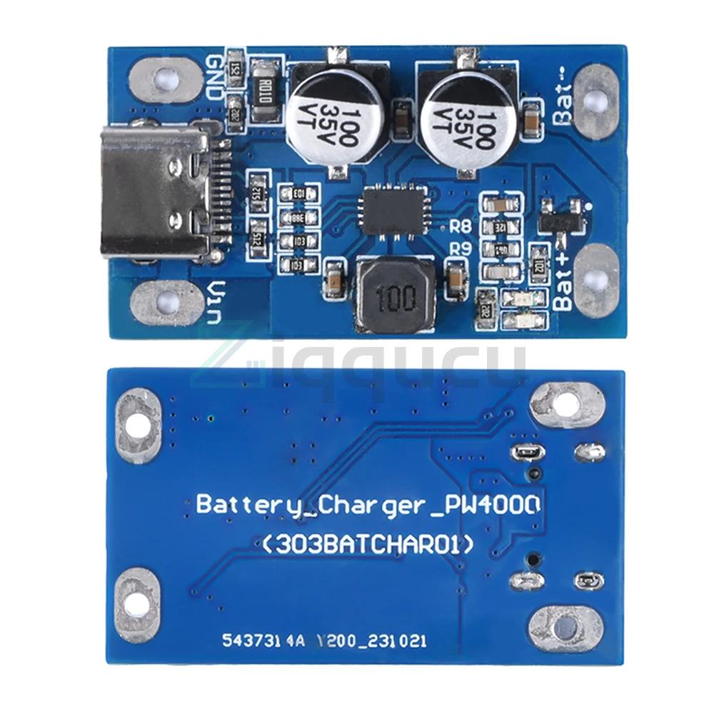 1S 2S 3S 4S Boost Voltage Fast Charging Lithium Battery Module Drone Charging Module Type-C Input