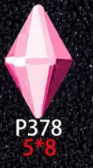 100 sztuk złoty jasnoróżowy różne kształty wielokolorowy kryształ elegancki Rhinestone 3D Manicure zdobienie paznokci dekoracje Charms biżuteria — zdjęcie 6