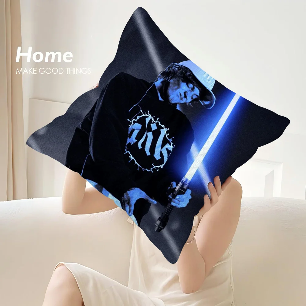 Og B-BudA روسيا مغني الراب كيس وسادة أريكة ديكور المنزل الوجهين طباعة أفخم ساحة رمي وسادة تغطي وسادة غطاء ديكور