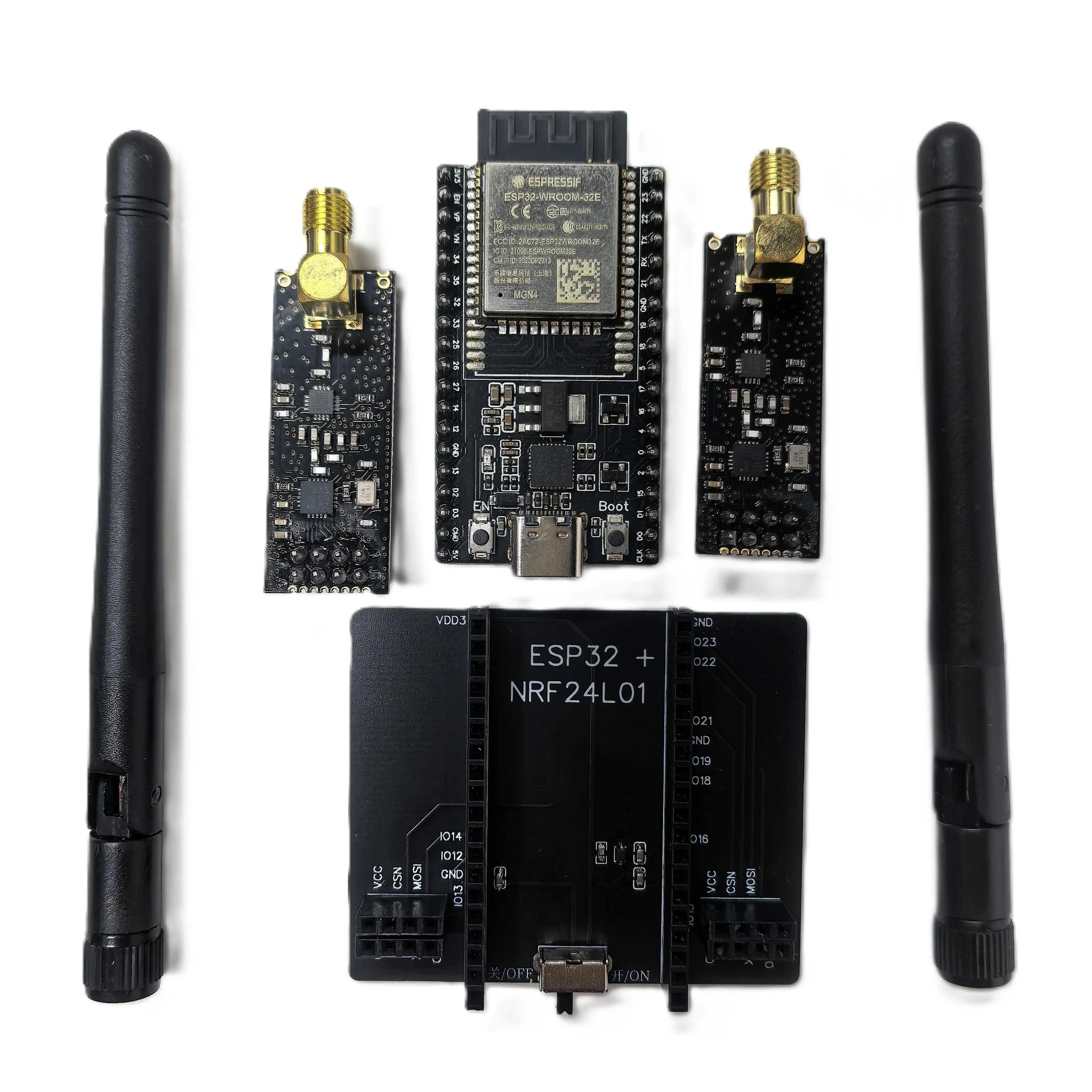 �y�Z�[�����z�J���{�[�h ESP32 DevKitC + NRF24L01 PA LNA 2.4GHz ���W���[���́ABluetooth �u���b�J�[�M�����T�|�[�g���Ă��܂�