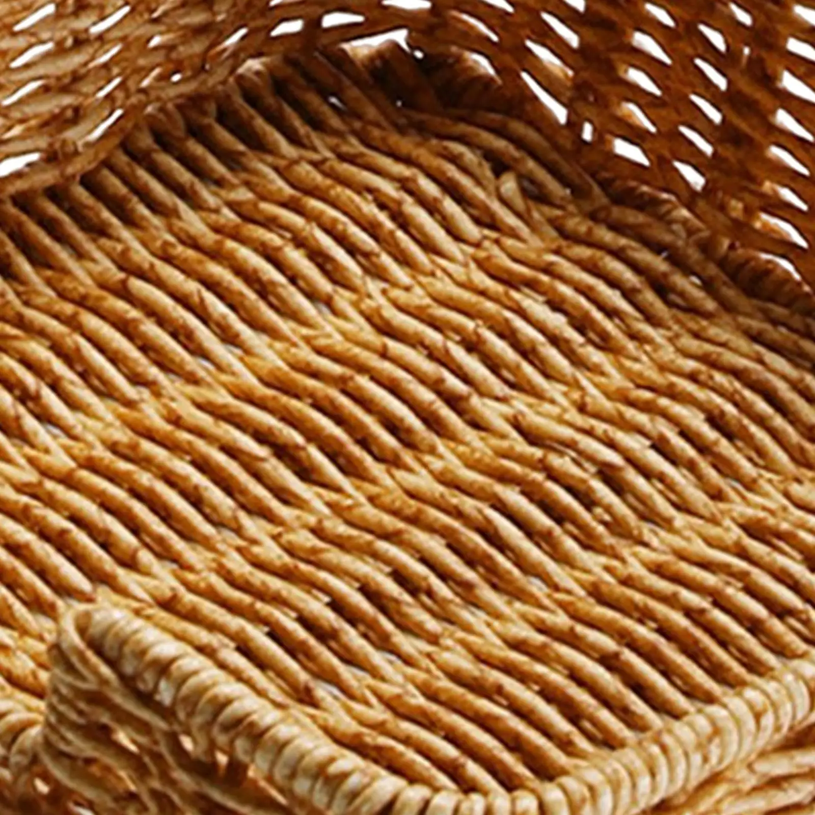 Woven Napkin Holder Towel Holder Storage Organizer Tray for Dining Room view 2