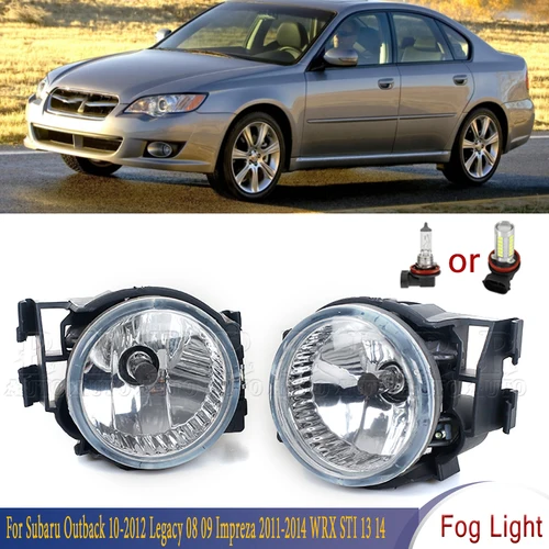 Imagen 1 del producto Luz antiniebla LED halógena para parachoques delantero, lámpara de conducción para Subaru Outback 10-2012 Legacy 08 09 Impreza 2011-2014 WRX STI 13 14