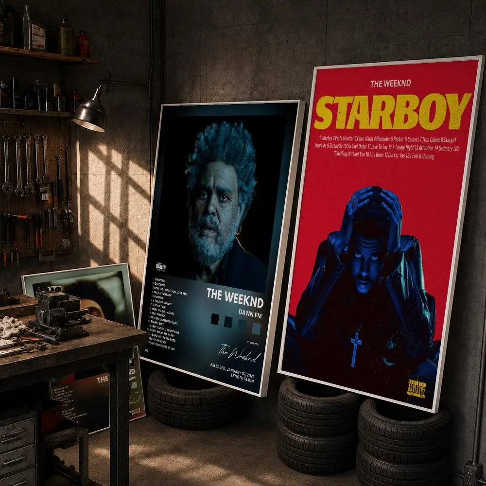 The Weeknd Hurry Up Tomorrow Poster HD Wall Art Home Decor Waterproof Print Bedroom Garage Party Gift