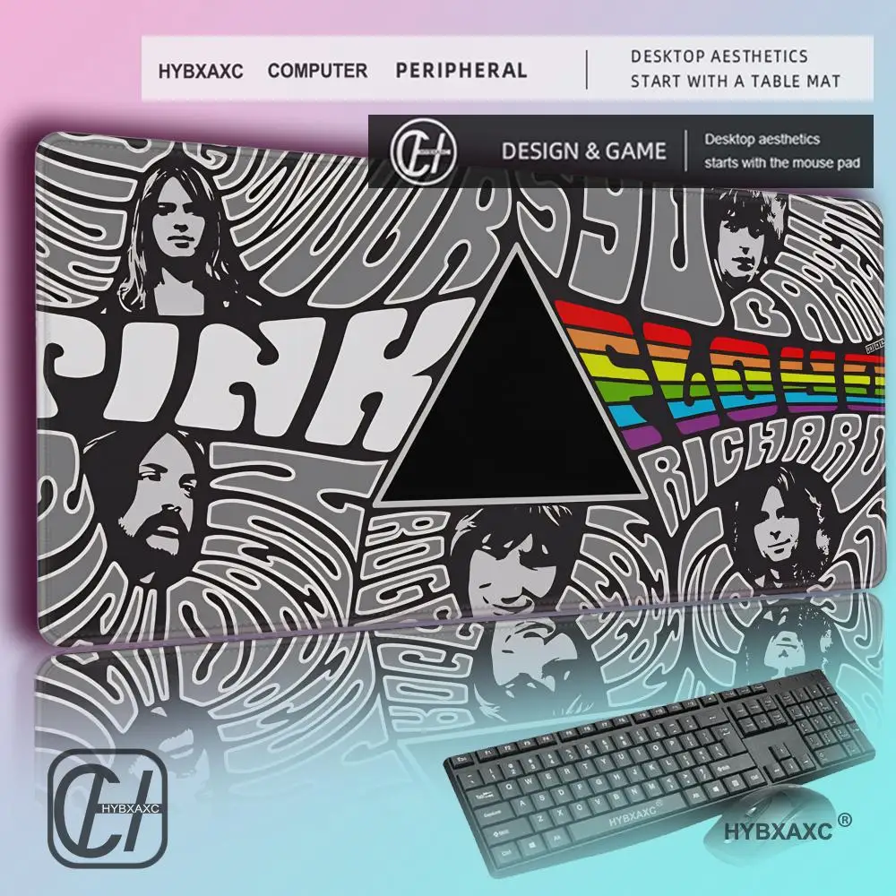 

HYBXAXC band classic P-Pink F-Floyd Mouse Pad Mousepad Large Gaming LockEdge Thickened PC Table Desk Mat