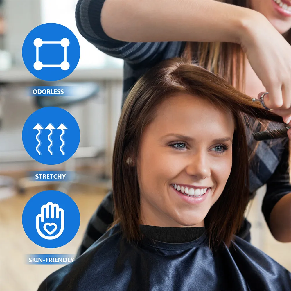 

6 Rolls Single Use Neck Paper Roll Barber Neck Strip for Hair Styling Cutting Dyeing Stretchable Salon Barbershop Supply