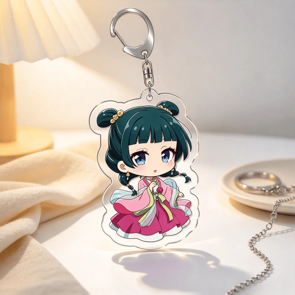 for The Apothecary Diaries Anime New Peripheral Gyokuyo Jinshi Maomao Gao Shun Acrylic Keychain Cute Backpack Pendant Fans Gift - view 3