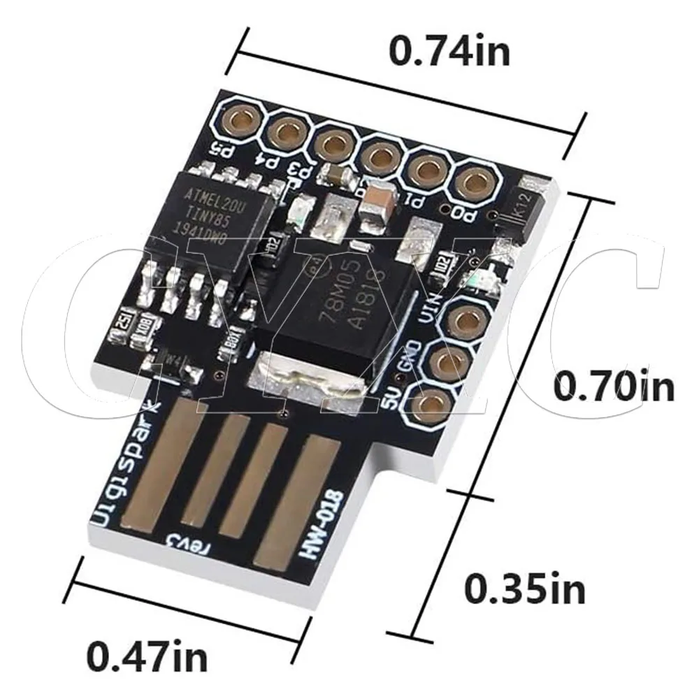 Ttiny85 ATtiny85 Digispark Kickstarter Arduino IIC I2C TWI SPI 저전력 마이크로 컨트롤러 용 마이크로 USB 개발 보드 모듈
