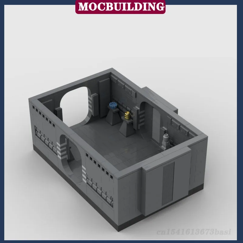 MOC Space Wars Office Model Building Block Assembly Quarters Room Building Collection Toy Gifts