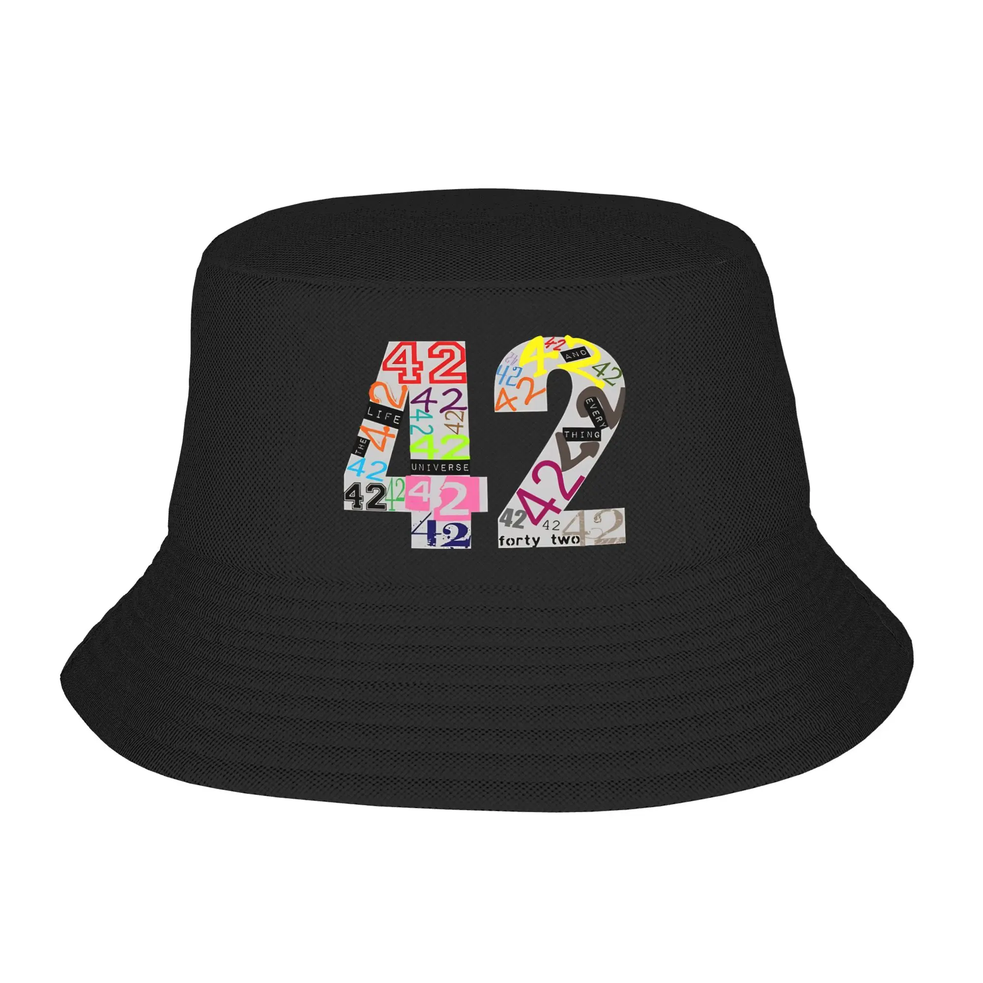 Teen Cute dont panic 42 The Answer To Life Douglas Adams Bucket Hat Accessories  Bob Hat For Vocation Getaway Headwear