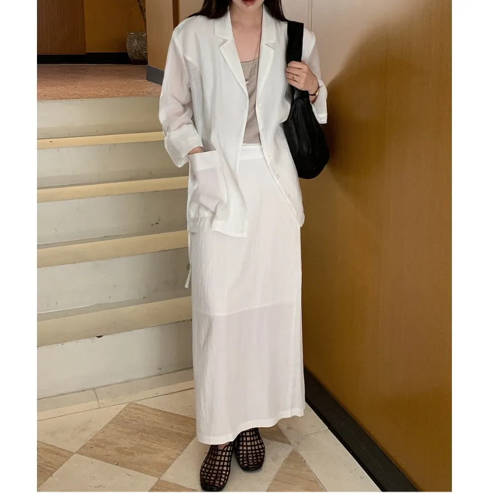 Retro Early Autumn Women's  Lightweight Casual Design Thin Sun Protection Fashionable Simple Style Polyester Fabric