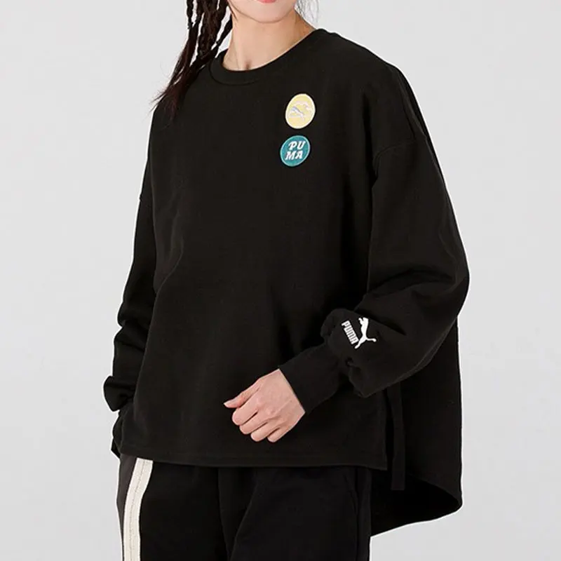 

Оригинальный женский спортивный повседневный комфортный дышащий пуловер с капюшоном Puma 536095-01