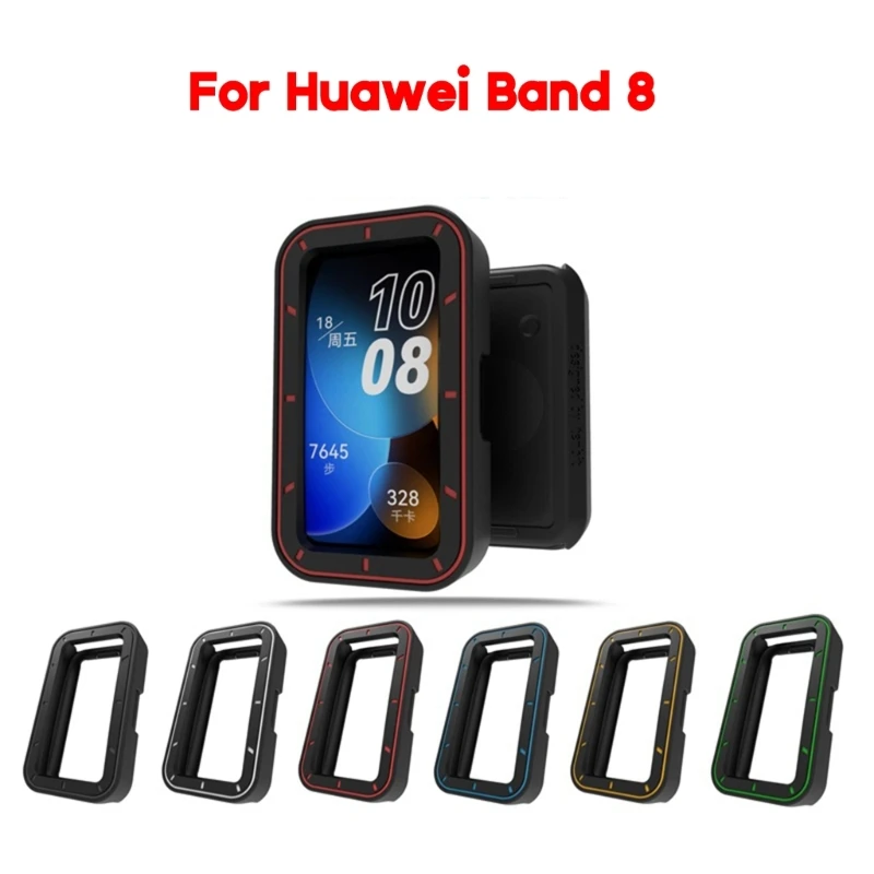 

Защитный чехол для экрана из ТПУ для Huawei Band 8, защитный чехол, устойчивый к царапинам ударопрочный чехол-бампер