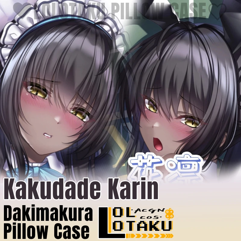 Kakudade Karin Dakimakura Blue Archive Game Sexy Hugging Full Body Pillow Case Cover Pillowcase Cushion Case Otaku Home Bedding