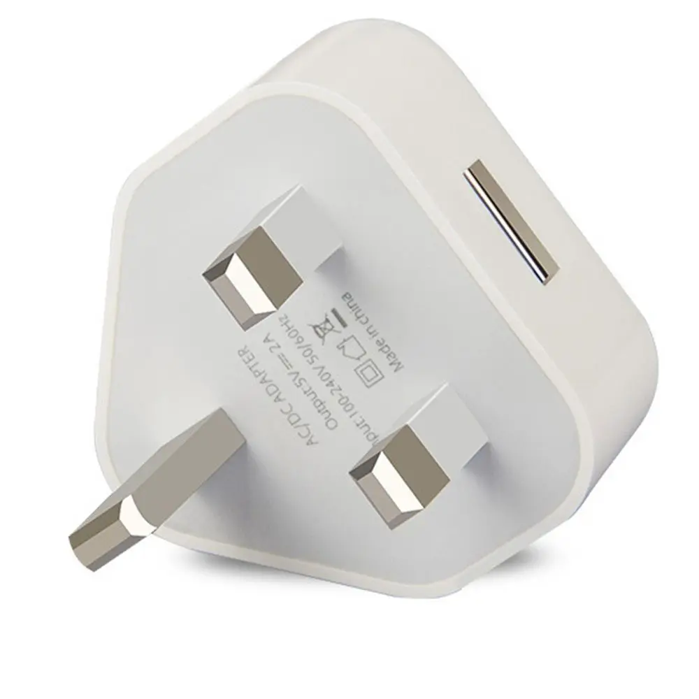 Office 3 Pin 5V 1A USB Charger Power Adapter UK Plug Wall Charger