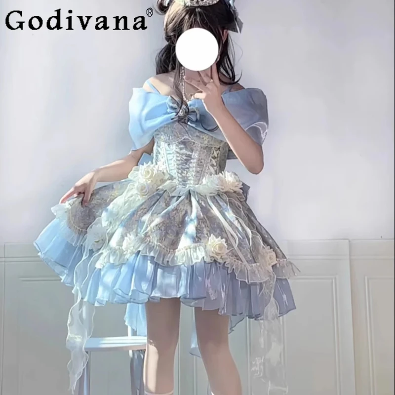

Lolita Evening Princess Dress Women New High End Student Day Party Grown Up Dress Female Ceremony Gorgeous Elegant Dress