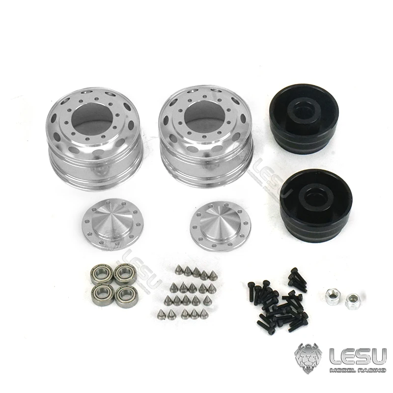 LESU Bearing Brake Metal Front Wheel Hub DIY 1/14 Tamiyayaa RC Truck Car Model Parts Outdoor Toys TH20213