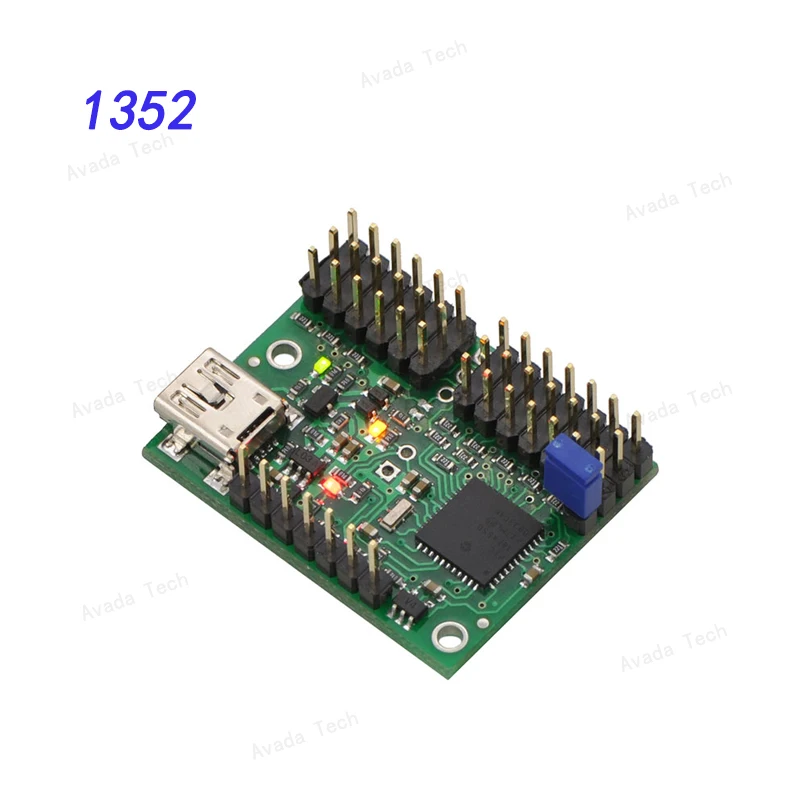 1352 Mini Maestro 12-Channel USB Servo Controller DC 5 ~ 16VDC Supply 5 ~ 16V Load