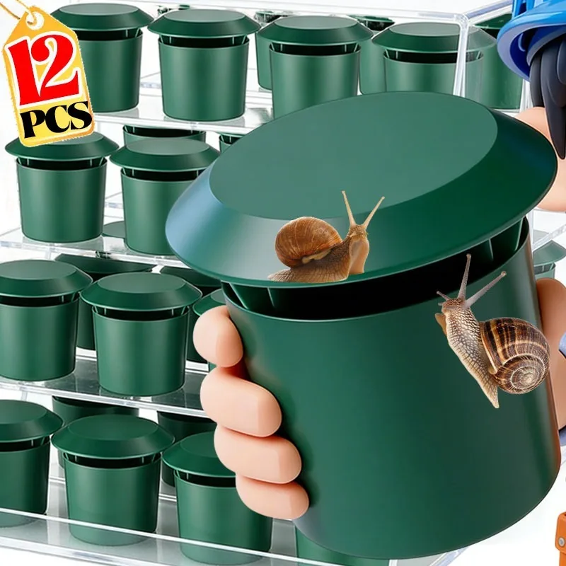 Wholesale Snail Trap Catcher Garden Slug Cage Reusable Pests Bait Station Tools Garden Farm Protector Tools Garden Accessories